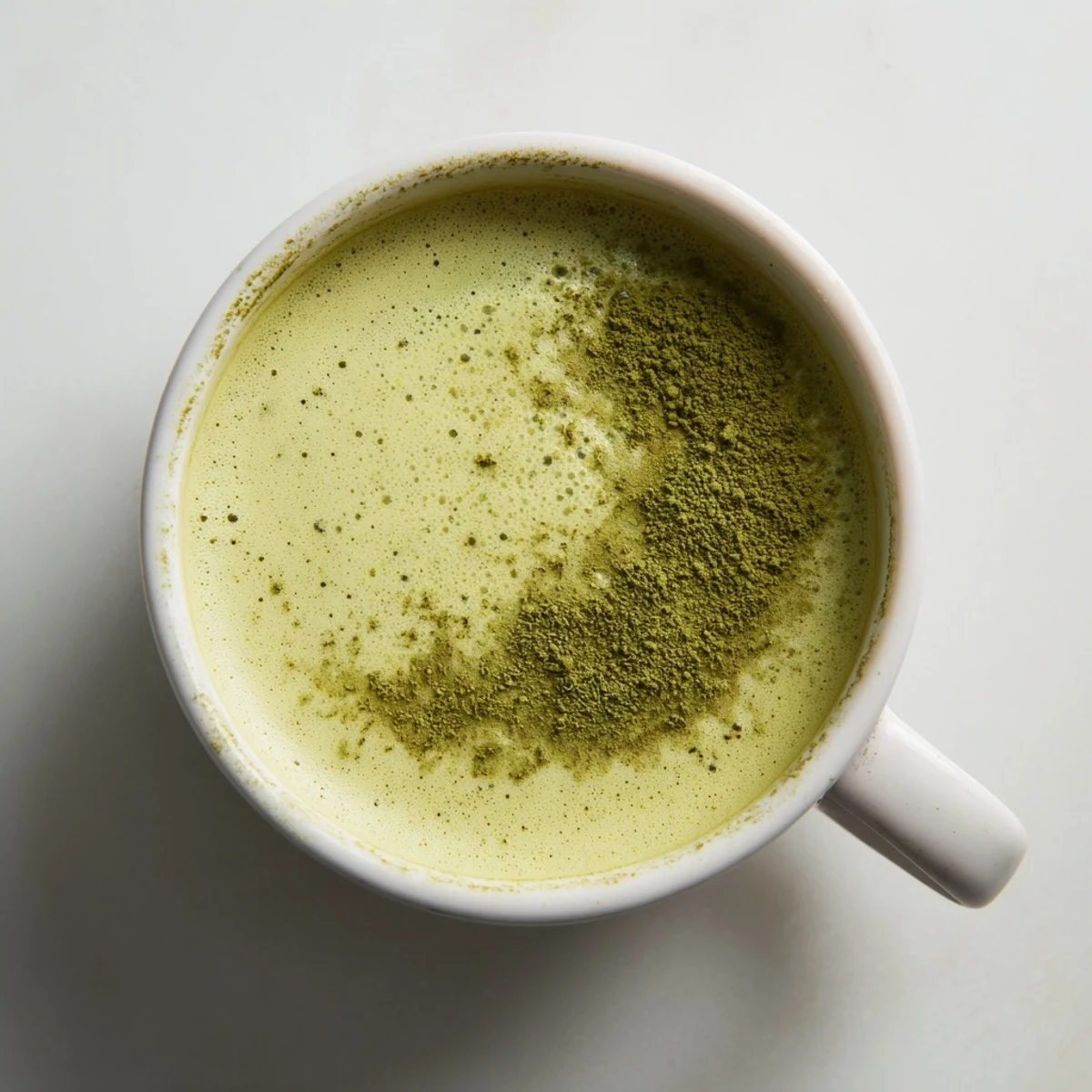 Enjoy the warming flavors of this beautiful Coconut Ginger Matcha Winter Immunity Latte, perfect for a cold day.