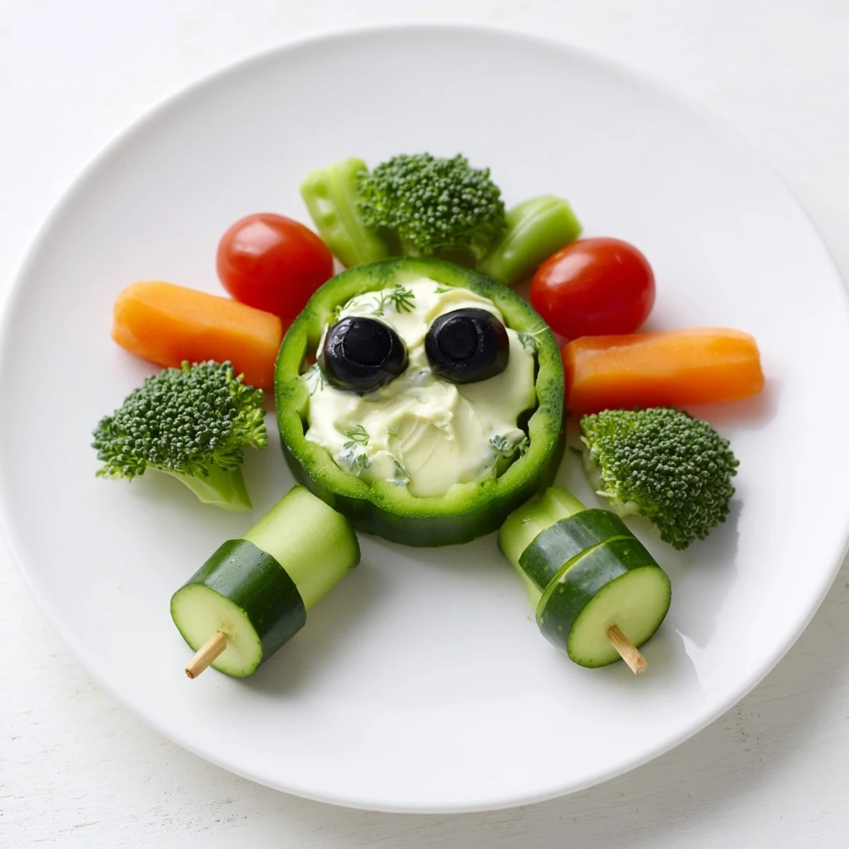 A colorful platter brimming with Slow & Savory Turtle Crudités, a delightful, healthy appetizer for kids or parties.