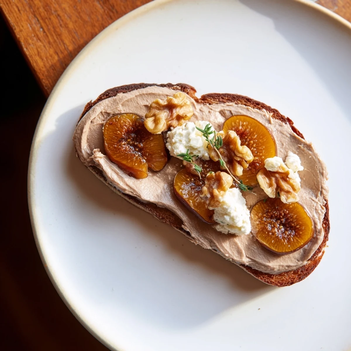 The Royal Tapestry appetizer with rich pâté, figs, cheese, and walnuts, ready to serve and impress.