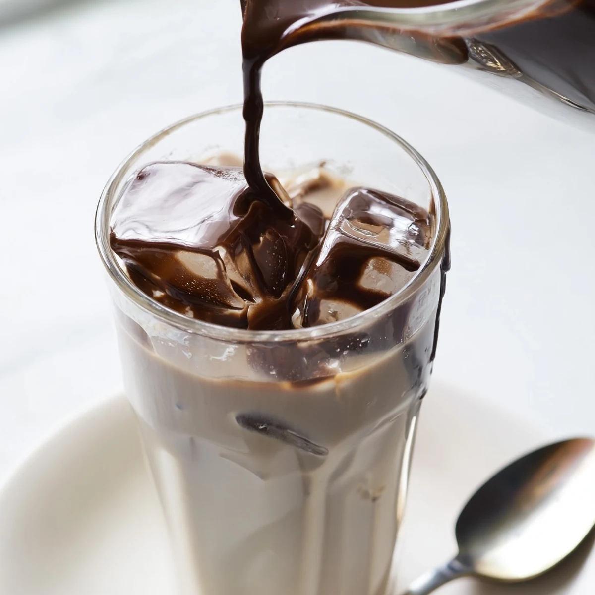 Chocolate Cracking Iced Latte