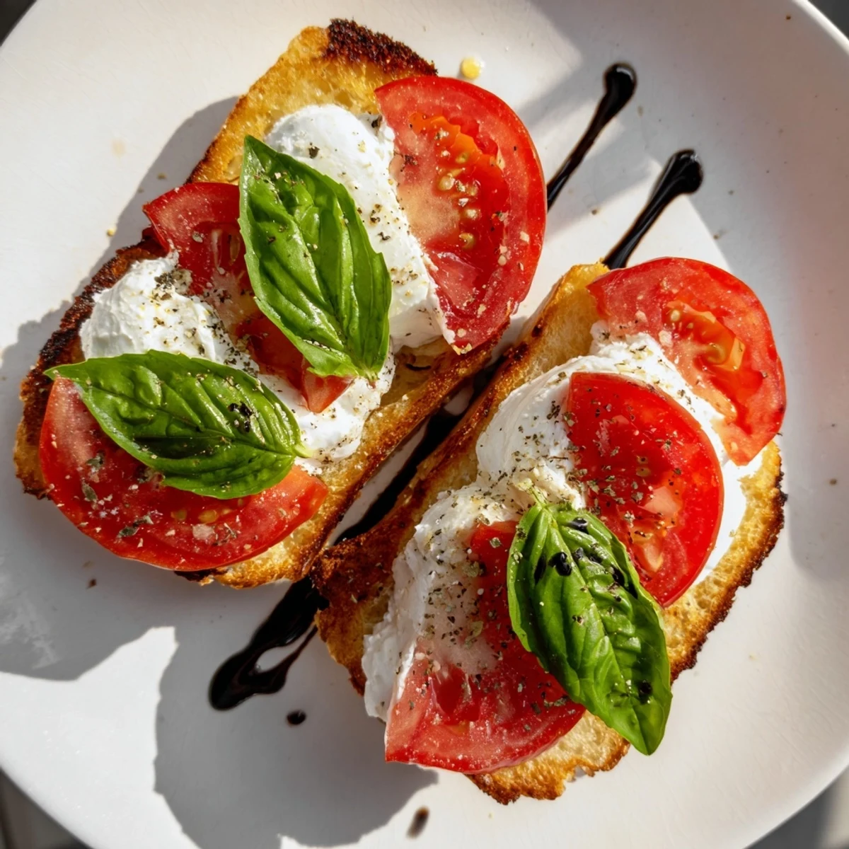 Tomato Burrata Toast