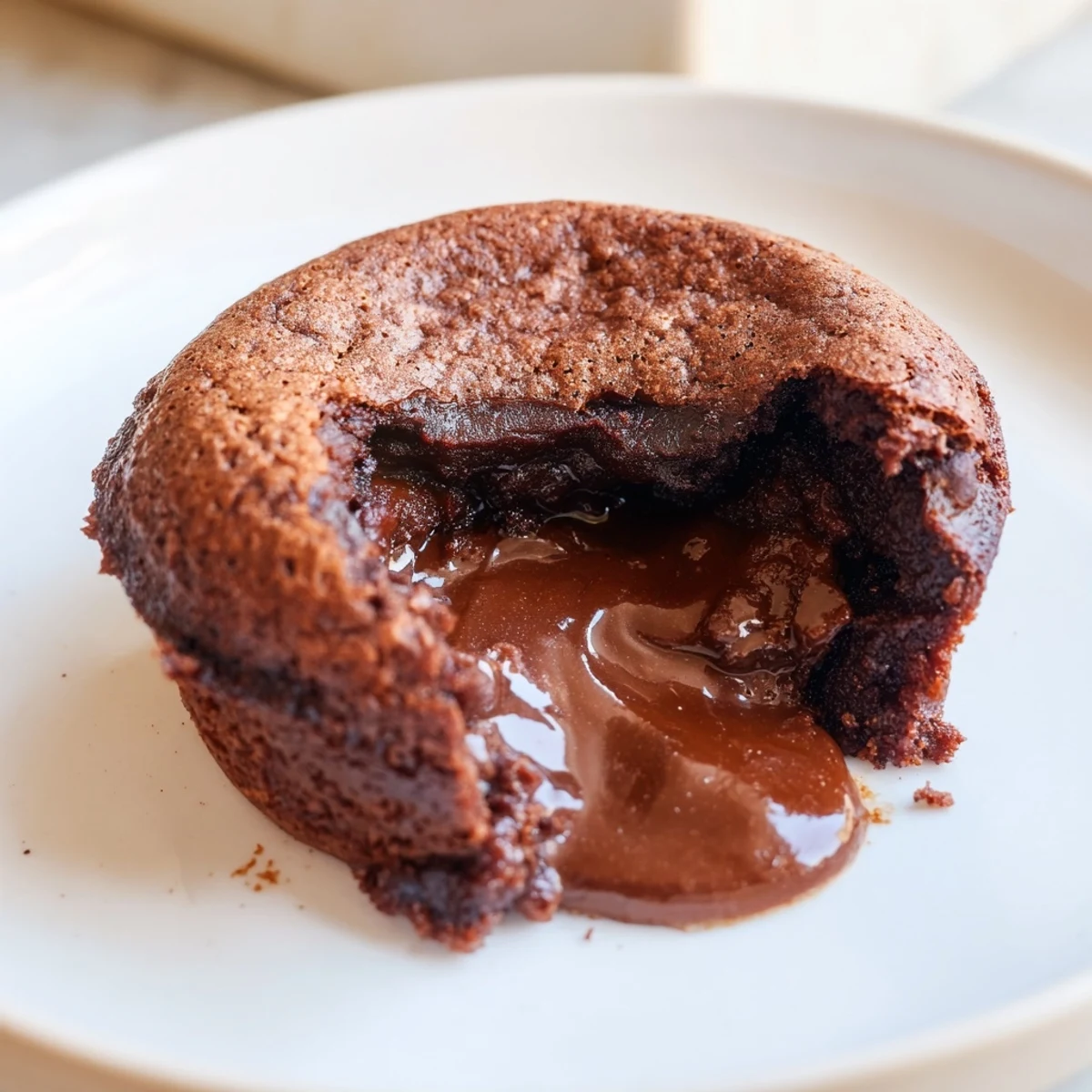 Warm, gooey Ina Garten Brownie Pudding served with vanilla ice cream, a rich chocolate dessert.