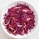 Tender red cabbage and sliced apples simmered into delicious Sweet & Sour Bavarian Red Cabbage perfection.