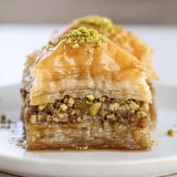 Enjoy the inviting aroma of this baked baklava, made from pistachios and hazelnuts with honey.