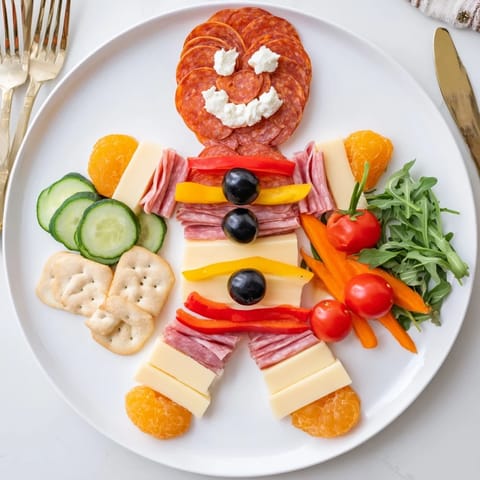 Gingerbread Man Charcuterie Platter