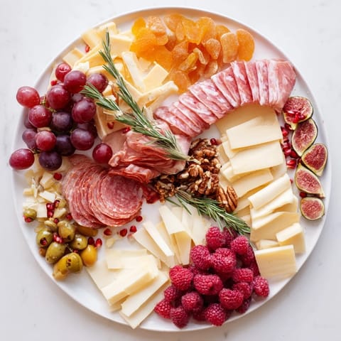 Festive Stocking Charcuterie Board