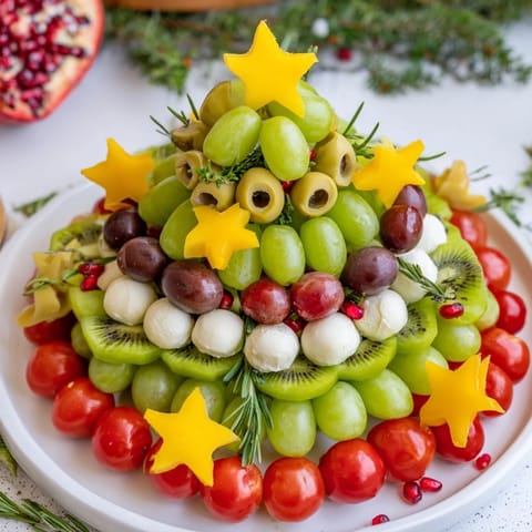 Festive Christmas Tree Platter