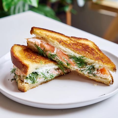 Smoked Salmon Grilled Cheese