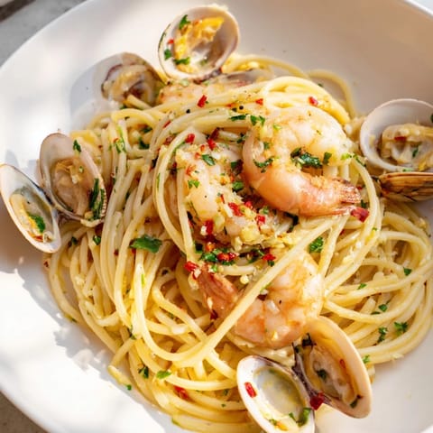 Seafood Pasta Aglio e Olio
