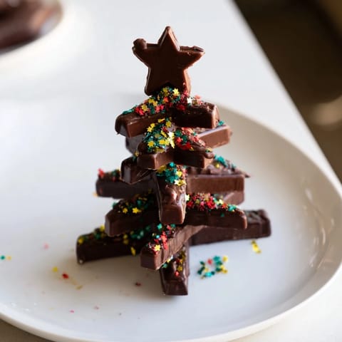 Chocolate Kinder Christmas Trees