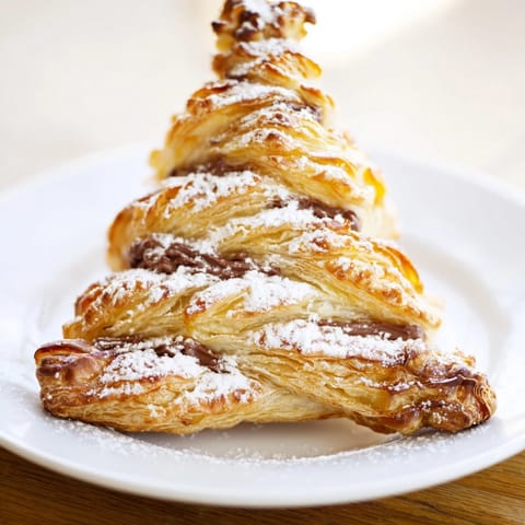 Nutella Puff Pastry Trees