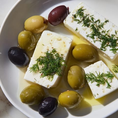 Turkish Olives Cheese Board