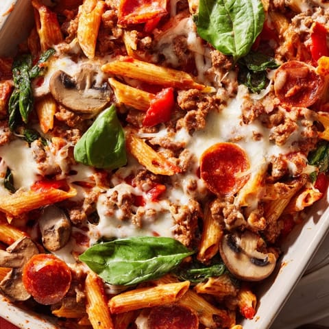 High Protein Italian Beef Pasta