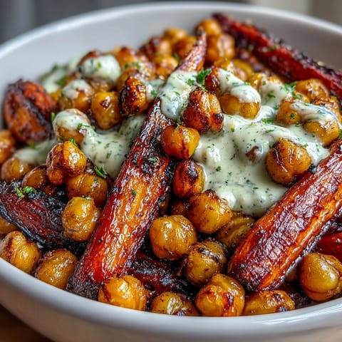 One-Pan Roasted Carrots Chickpeas