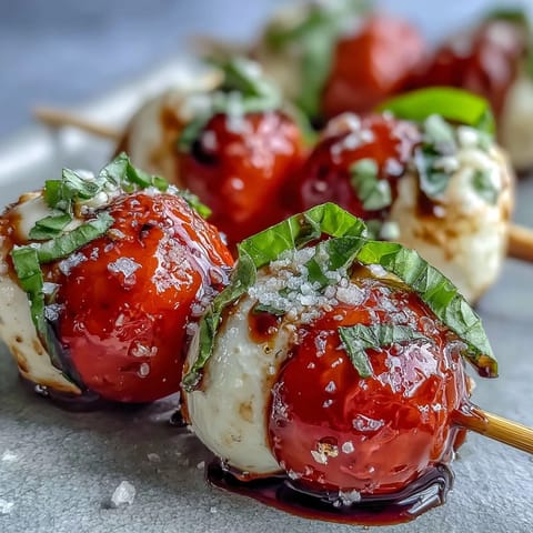 Bridal Shower Caprese Skewers