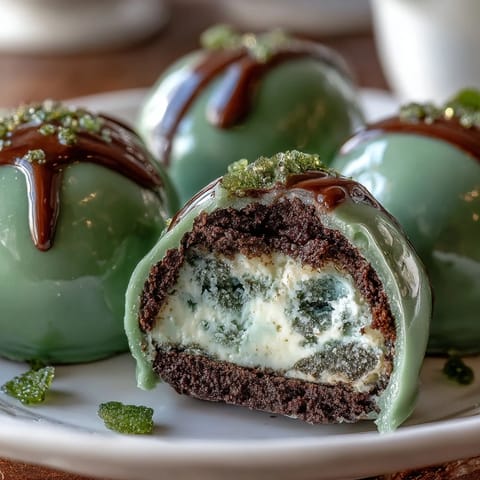 Festive St. Patrick's Day green Oreo truffle balls coated in smooth white chocolate and colorful sprinkles.  