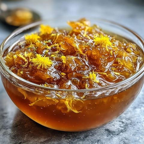 Dandelion Lemon Honey Jelly