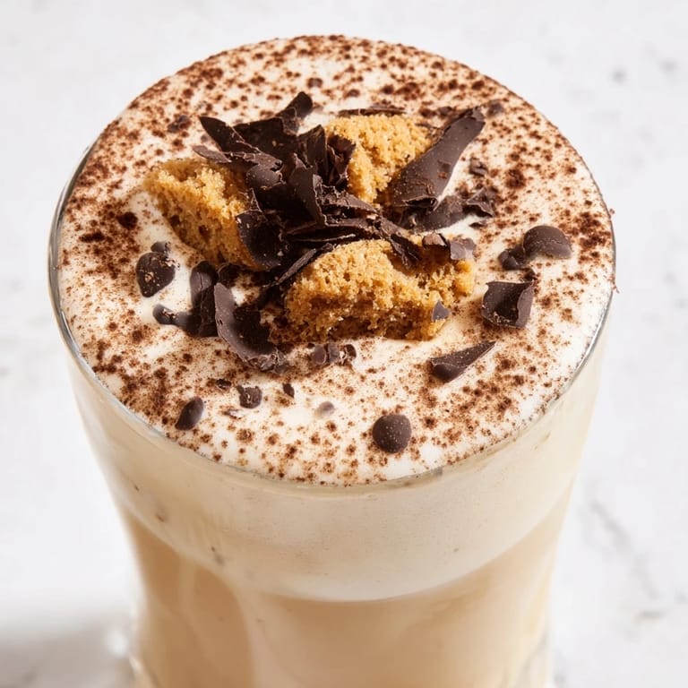 Enjoy a decadent Tiramisu Latte, featuring espresso-soaked crumbled biscuits topped with silky mascarpone cream.