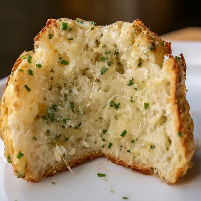 Savory garlic Parmesan cloud bread toasts with herbs, ideal for dipping into marinara or pesto.