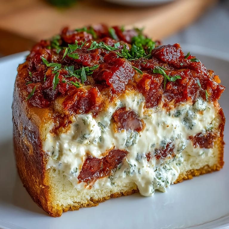 Italian Easter pie with ricotta and salami, baked to perfection with a flaky pastry lattice and hearty filling.