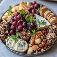 Pisces Zodiac Snack Board with Blue Fruits and Treats featuring a dreamy ocean-inspired spread of blue fruits, sweets, and whimsical snacks for stargazers.