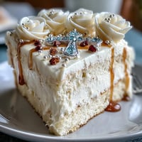 Elegant First Communion Cake with white fondant roses and a delicate cross topper, perfect for celebrating a special religious milestone.