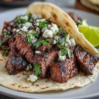Juicy grilled carne asada piled high for a vibrant Cinco de Mayo street taco bar.